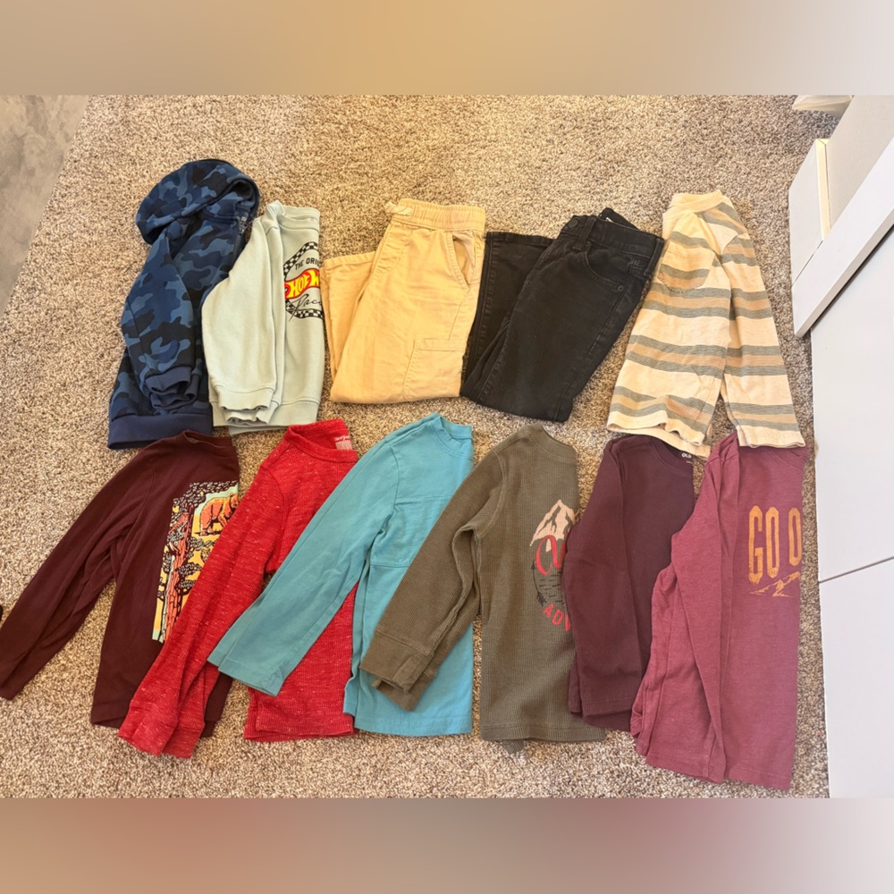 12 Item Bundle 🩵 Boys Clothes Jumping Bean + Cat And Jack